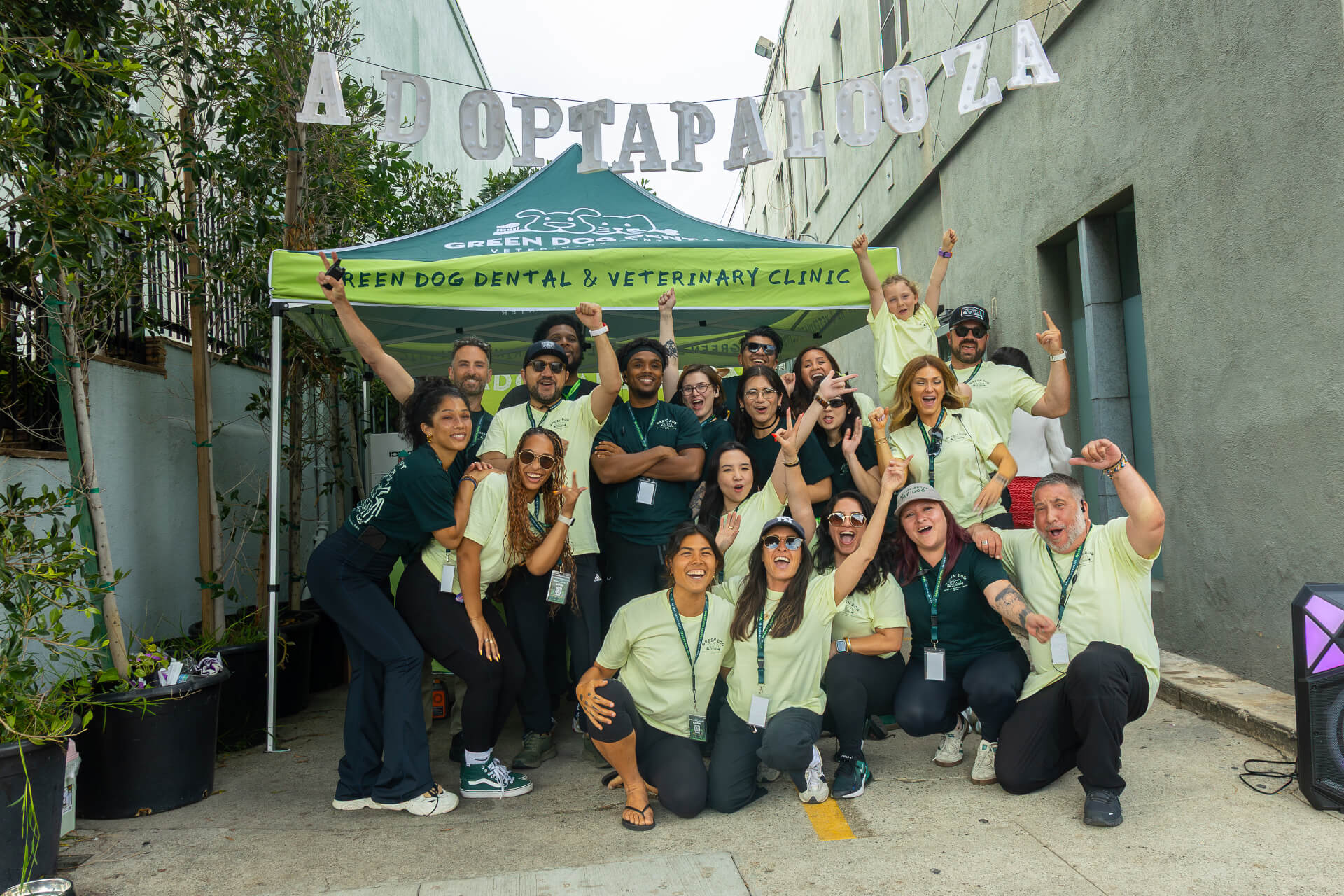 Adoptapalooza adoption event at Green Dog Venice